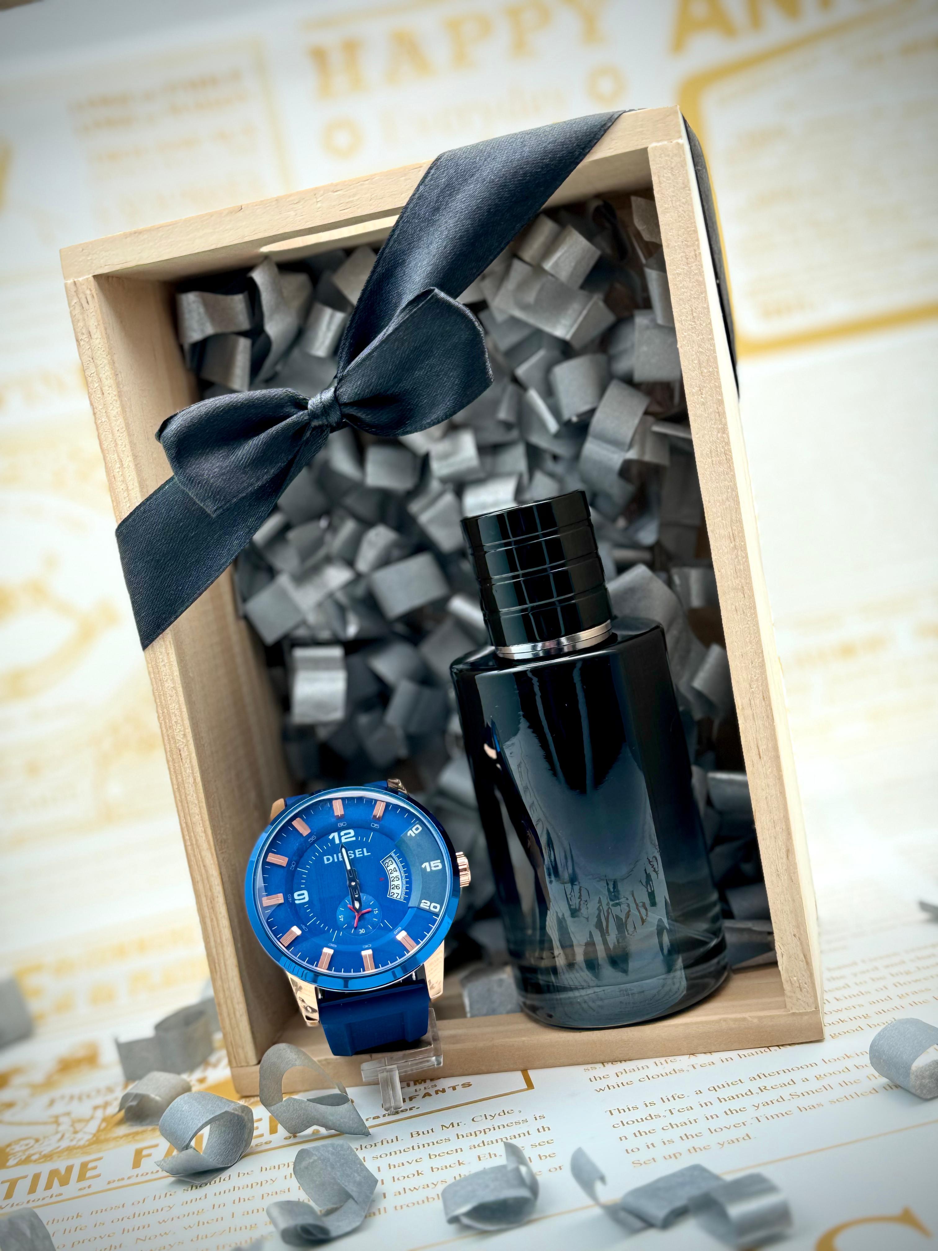 COMBO RELOJ +PERFUME HOMBRE