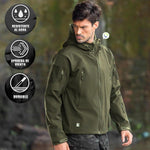 CHAQUETA IMPERMEABLE AVENTURA TIPO MILITAR