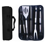 Set Utensilios BBQ Acero Inoxidable Para Papá